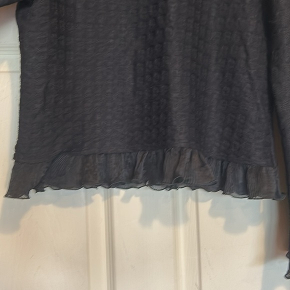 Blue Tassel Top Size Medium Black - Picture 3 of 7